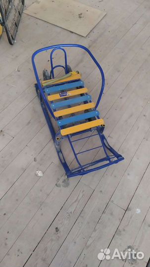 Санки зимние с колесами