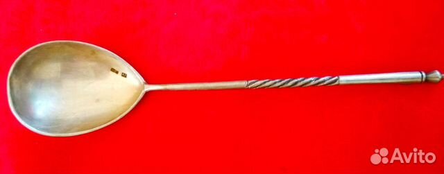 Ложка старинная десертная 84 проба