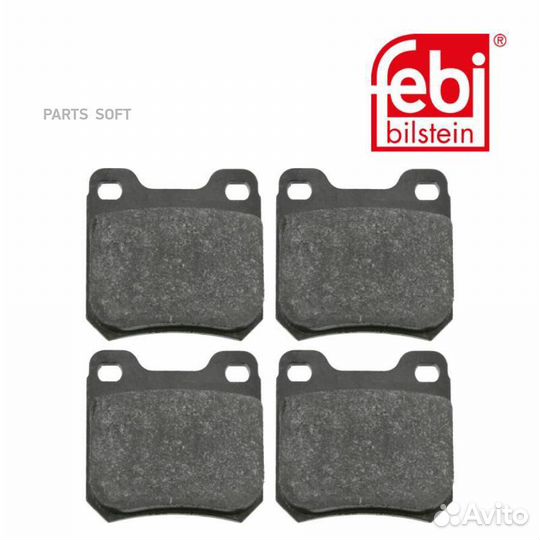 Febi 16155 Колодки тормозные дисковые к-т зад