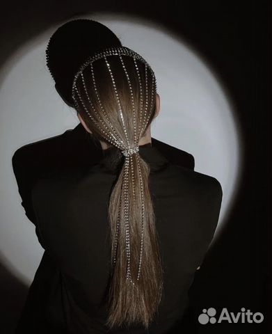 Ободок для волос со стразами