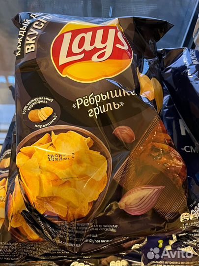 Чипсы lays — Ребрышки