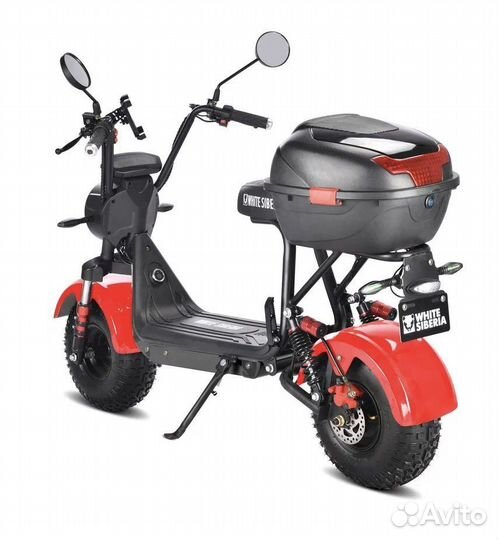 Электроскутер White Siberia Mini R 2.0 Red New