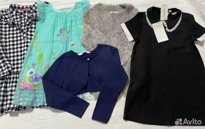 Одежда пакетом на девочку 110-122