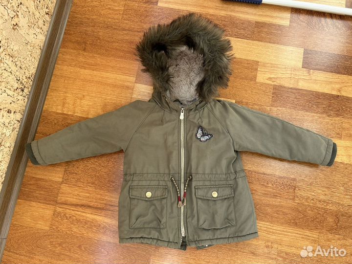 Куртка парка zara 92
