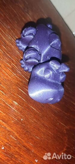 Бегемотик подвижная игрушка