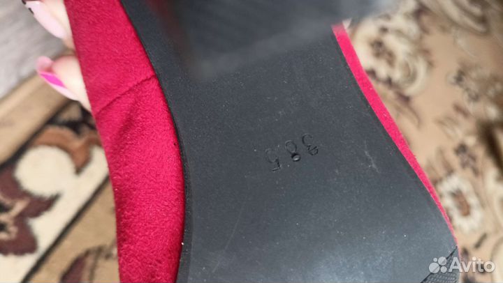 Туфли красные