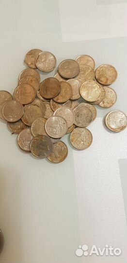 Монеты- 1 копейка, 2007г, 42 шт - 100р