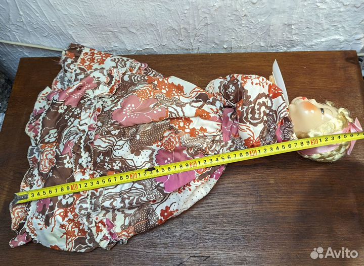 Кукла-грелка баба на чайник самовар, пластик, ткан