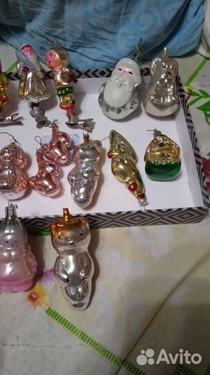 Новогодние ёлочные игрушки СССР