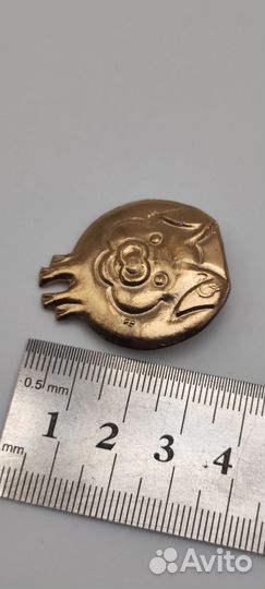 Брошь винтажная 1960-1980-е гг. №28 214 Размер и с