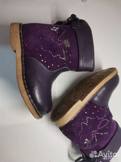 Обувь для девочки осень и зима, 21-28 р. 7 пар