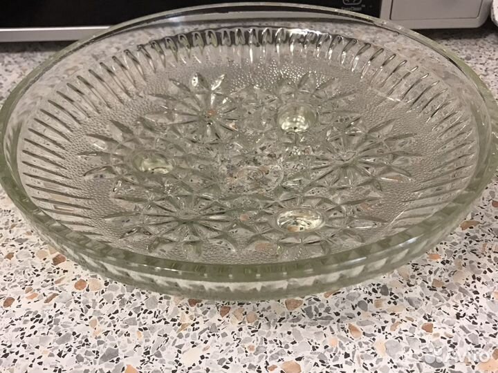 Ваза фруктовница на ножках СССР