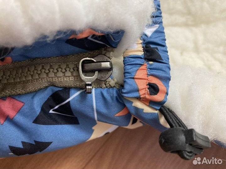 Теплый зимний конверт в коляску