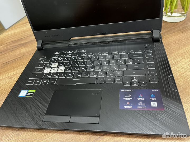 Игровй ноутбук asus ROG strix gl 531