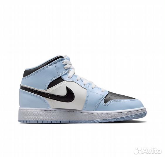 Кроссовки Air Jordan 1 Mid “Arctic Blue” 5.5Y