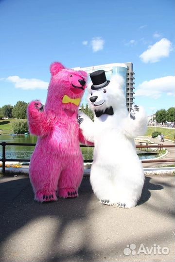 Поздравление от большого мишки