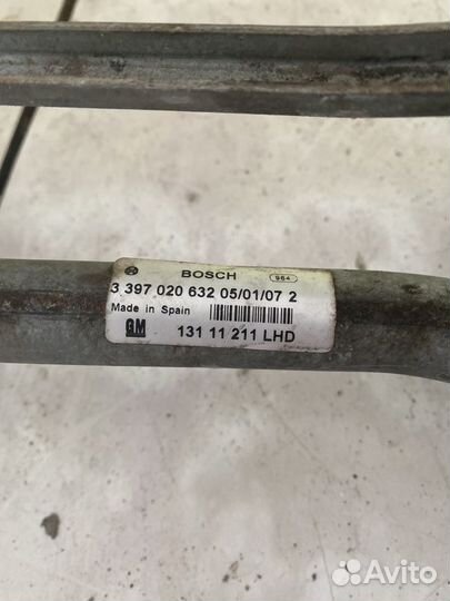 Трапеция стеклоочистителя Opel Astra H