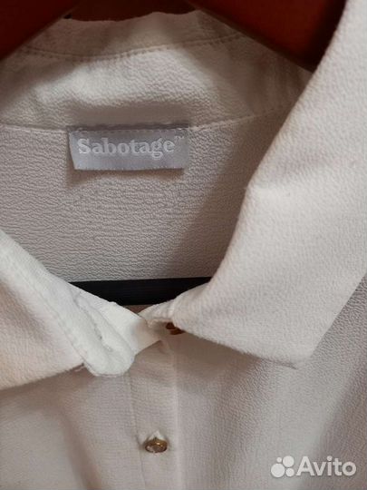 Блузка рубашка белая для девочки