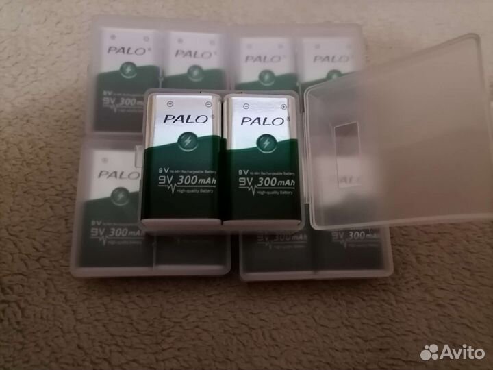 Аккумуляторная крона palo 9V 300 MAH