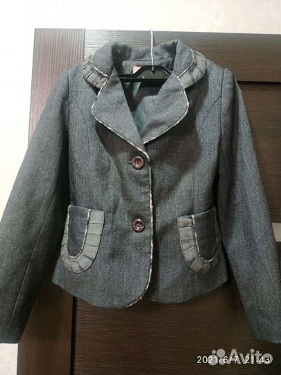 Пиджак школьный на девочку 122 рост