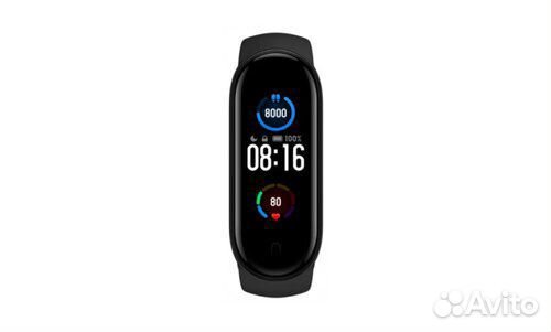 Фитнес-браслет Xiaomi Mi Band 5 (черный)