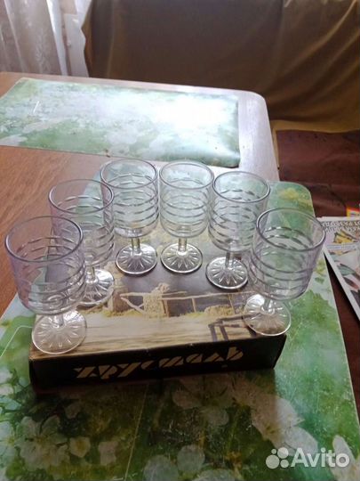 Хрустальные рюмки СССР