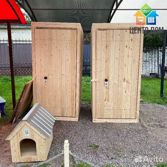 Дачный туалет деревянный