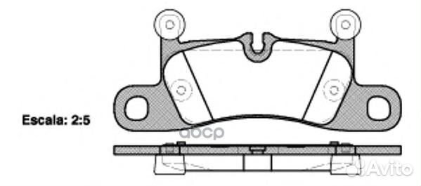 Колодки тормозные 1379.10 Remsa
