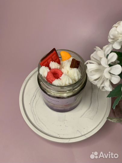 Соевая свеча с ароматом 