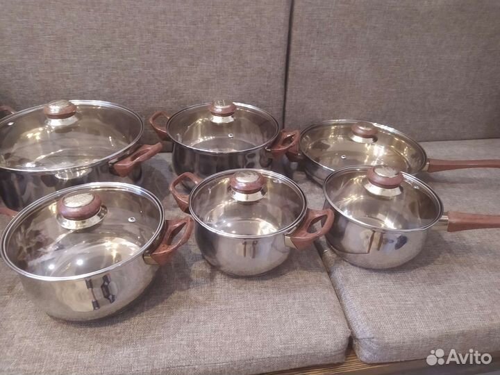 Наборы кастрюль новые