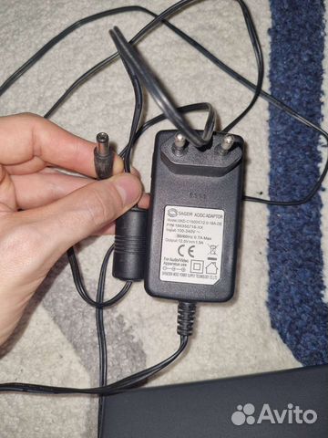 Блок питания 12v 1,5A, 2 метра