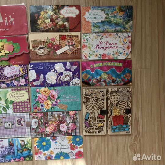 Конверты купюрницы открытки для денег