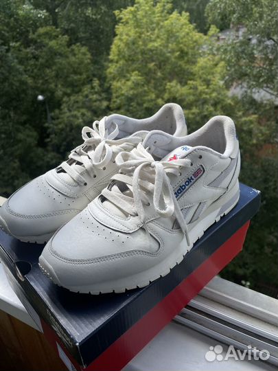 Кроссовки Reebok classic leather мужские