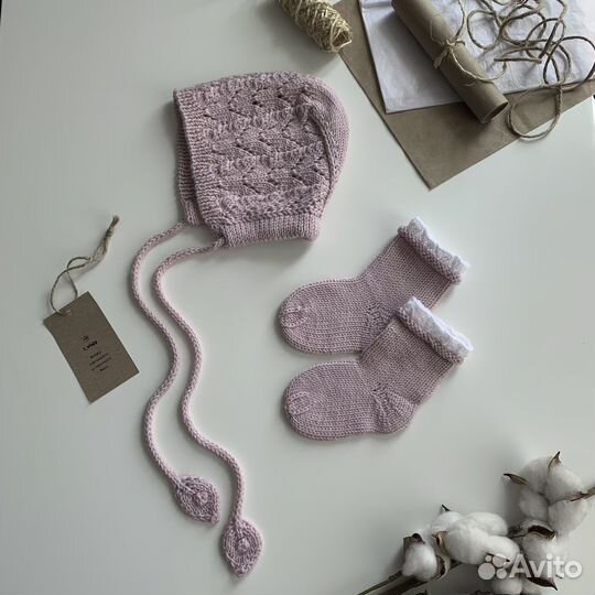 Чепчик вязаный