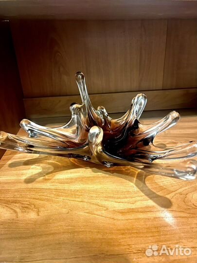 Ваза для фруктов «Медуза» Чехия