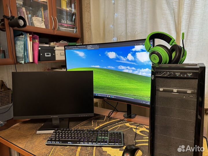 Игровой компьютер в сборе