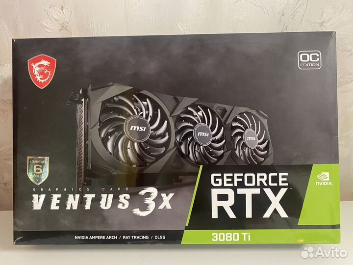 Видеокарта rtx 3080ti msi