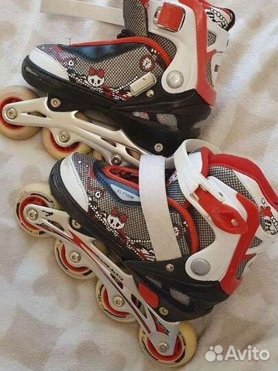 Роликовые коньки детские раздвижные