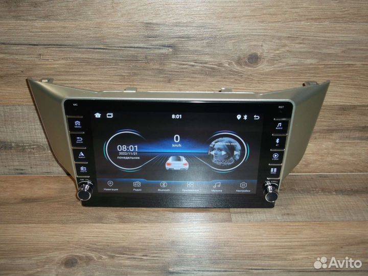 Магнитола Lexus RX300/330/350 Android с крутилками