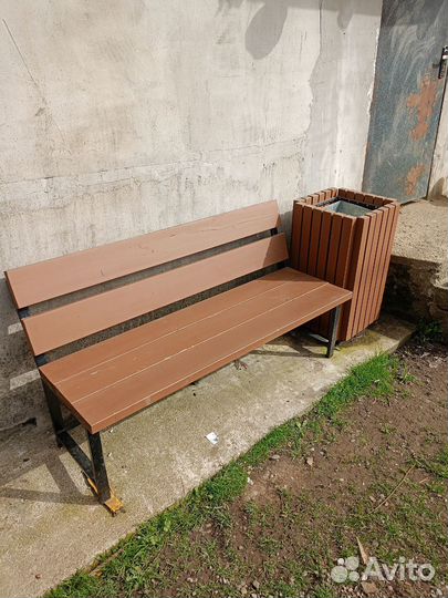 Скамейка садовая деревянная