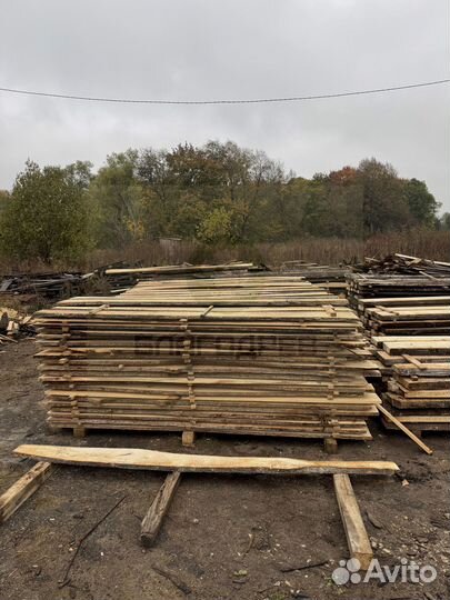 Не обрезная доска липа 3 сорт термо