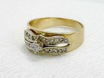 Золотое кольцо с бриллиантами 585 / 3.82 гр