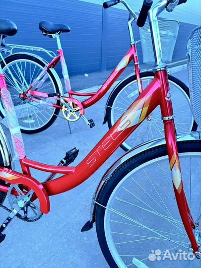 Новые велосипеды stels navigator 345 (красные)