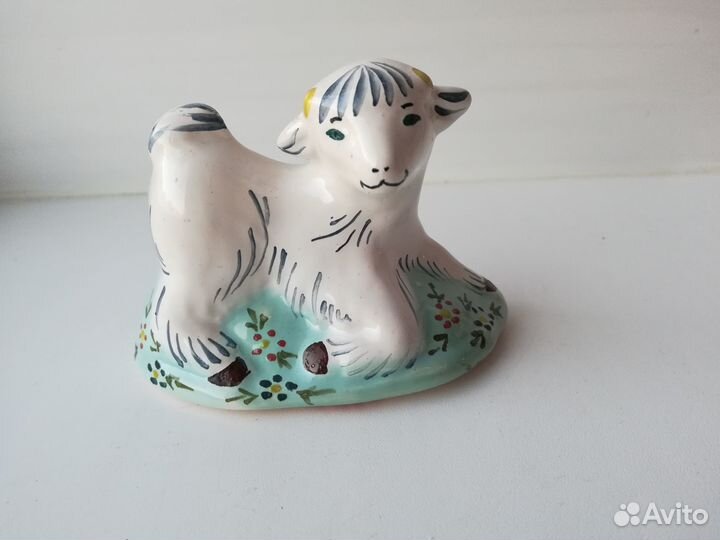 Статуэтки мамонтенок щенок зик петух лфз дымка