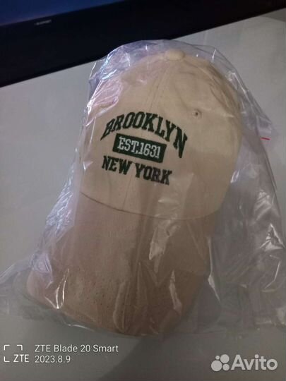 Бейсболка кепка ретростиль 80х Brooklyn New York