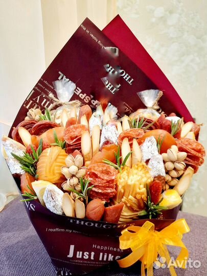 Мужской съедобный букет