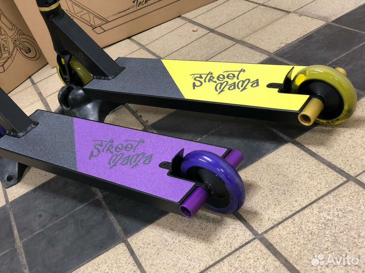 Трюковой самокат TechTeam Street Mama