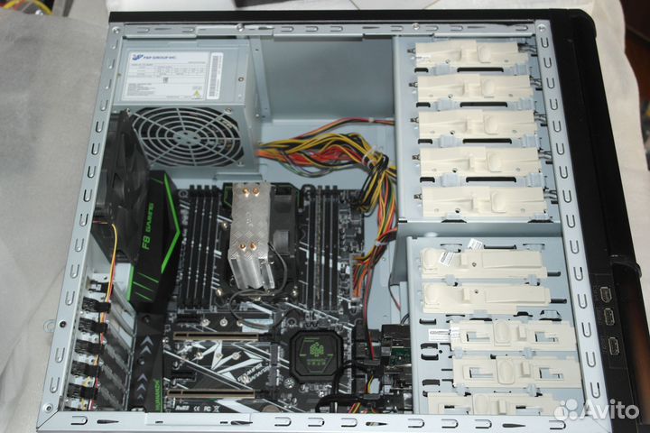 Сервер lga 2011 v3 Х-99 F-8 10\20 16Гб 450W