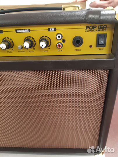 Комбоусилитель belсat POP15A для электрогитары нов