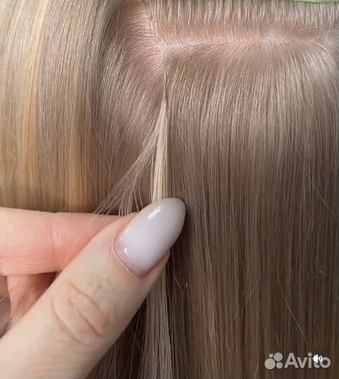 Холодное наращивание волос
